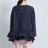 Back Frill Blouse