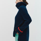 Whole Garment Chimney Knit