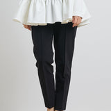 Pintuck Stretch Pants+