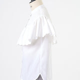 Scallop Sleeve Blouse