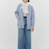 Compressed Wool Knit Cardigan