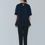 Solid Back Flare Tee