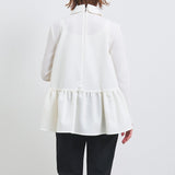 Round Collar Dress Blouse
