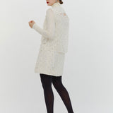 Back Open Turtleneck Cut-and-Sewn