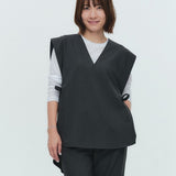 V-neck Ribbon Gilet
