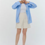 Shoulder Pad Backless Long Tee