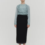 【yori】Layered Lame Skirt