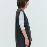V-neck Ribbon Gilet