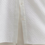 【shirocon】 Tuxedo Ribbon Blouse