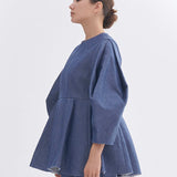 Origami Denim Blouse