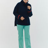 Whole Garment Chimney Knit
