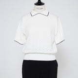 (yori) Cotton Eyelet Knit