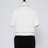 (yori) Cotton Eyelet Knit