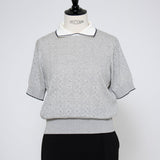 (yori) Cotton Eyelet Knit