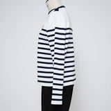 Marine Stripe Boat Neck Knit