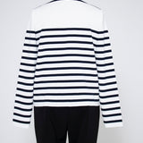 Marine Stripe Boat Neck Knit