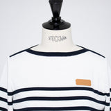 Marine Stripe Boat Neck Knit