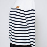 Marine Stripe Boat Neck Knit
