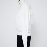 (yori) Back Dot Ribbon Knit