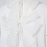 (yori) Back Dot Ribbon Knit