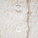 (shirocon) Shirring Flower Cardigan