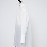 (shirocon) Sheer Jacquard Shirt