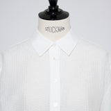 (shirocon) Sheer Jacquard Shirt