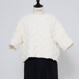 (shirocon) Fluffy Quilted Blouse
