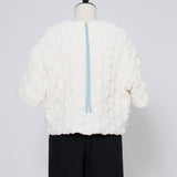 (shirocon) Fluffy Quilted Blouse