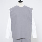 (shirocon) Back Ribbon Over Gilet