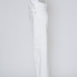 Audrey Tapered White Denim