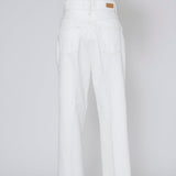 Audrey Tapered White Denim
