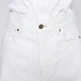 Audrey Tapered White Denim