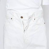 Audrey Tapered White Denim
