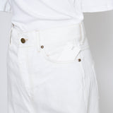 Audrey Tapered White Denim