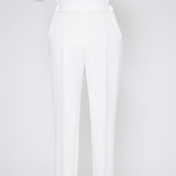 Double Cloth Pin Tuck Pants