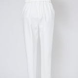 Double Cloth Pin Tuck Pants +