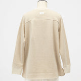 Basic French Terry Rounded Hem T-shirt