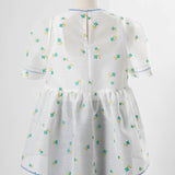 【yori】Lame Clover Puff Sleeve Blouse