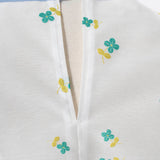 【yori】Lame Clover Puff Sleeve Blouse
