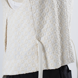 Flower Embroidered Mini Gilet