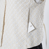 Flower Embroidered Mini Gilet