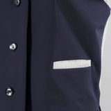 【shirocon】Dry Gaberdine Handsome Gilet