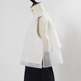 【shirocon】Milky Color Sailor Gilet