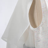 【shirocon】Milky Color Sailor Gilet