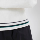 【yori】Mini Frill Polo Knit