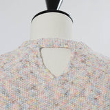 Marbled Knit Sleeveless Top