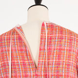 【yori】Check Flared Blouse