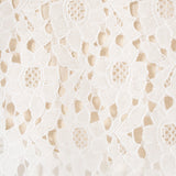 Flocked Lace Tiered Blouse