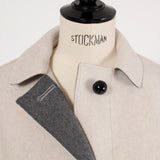 Scalloped Wool Short Coat